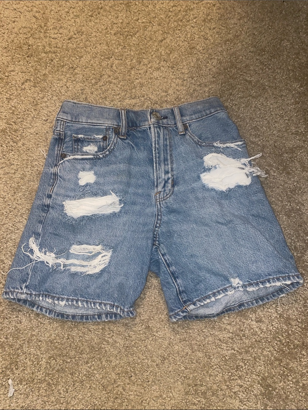 American Eagle Distressed Denim Shorts